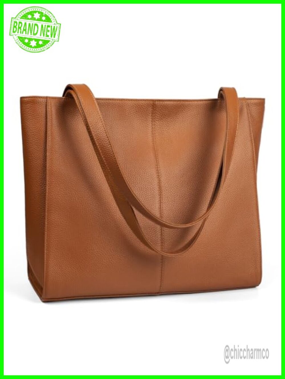befen Genuine Leather Tote Bag for Women Work Travel Leather Purse Handbags